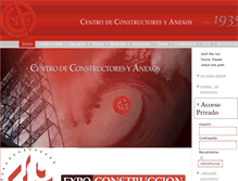 Tablet Screenshot of centrodeconstructoresyanexos.org